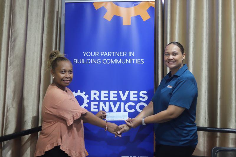 Reeves Envico Donates SBD $12,000 to SICCI Cyclone Maila Relief Effort