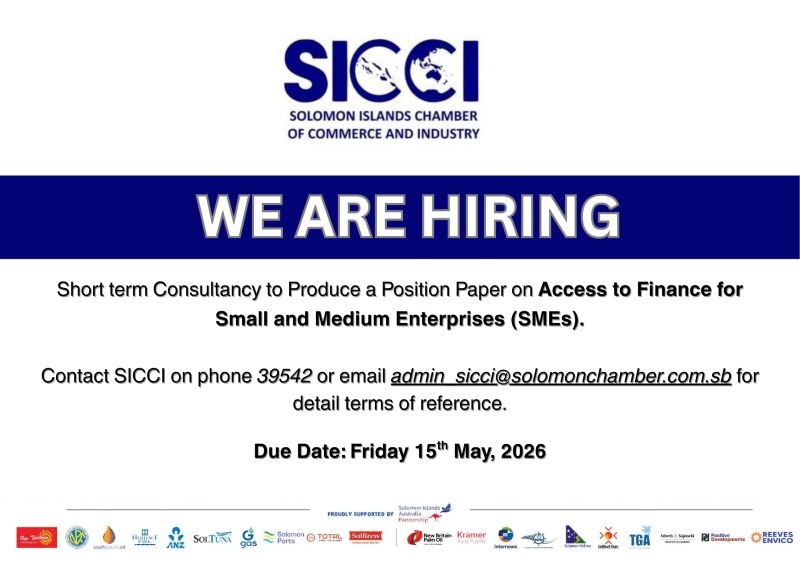 Consultant Opportunity: Access to Finance Position Paper for SMEs